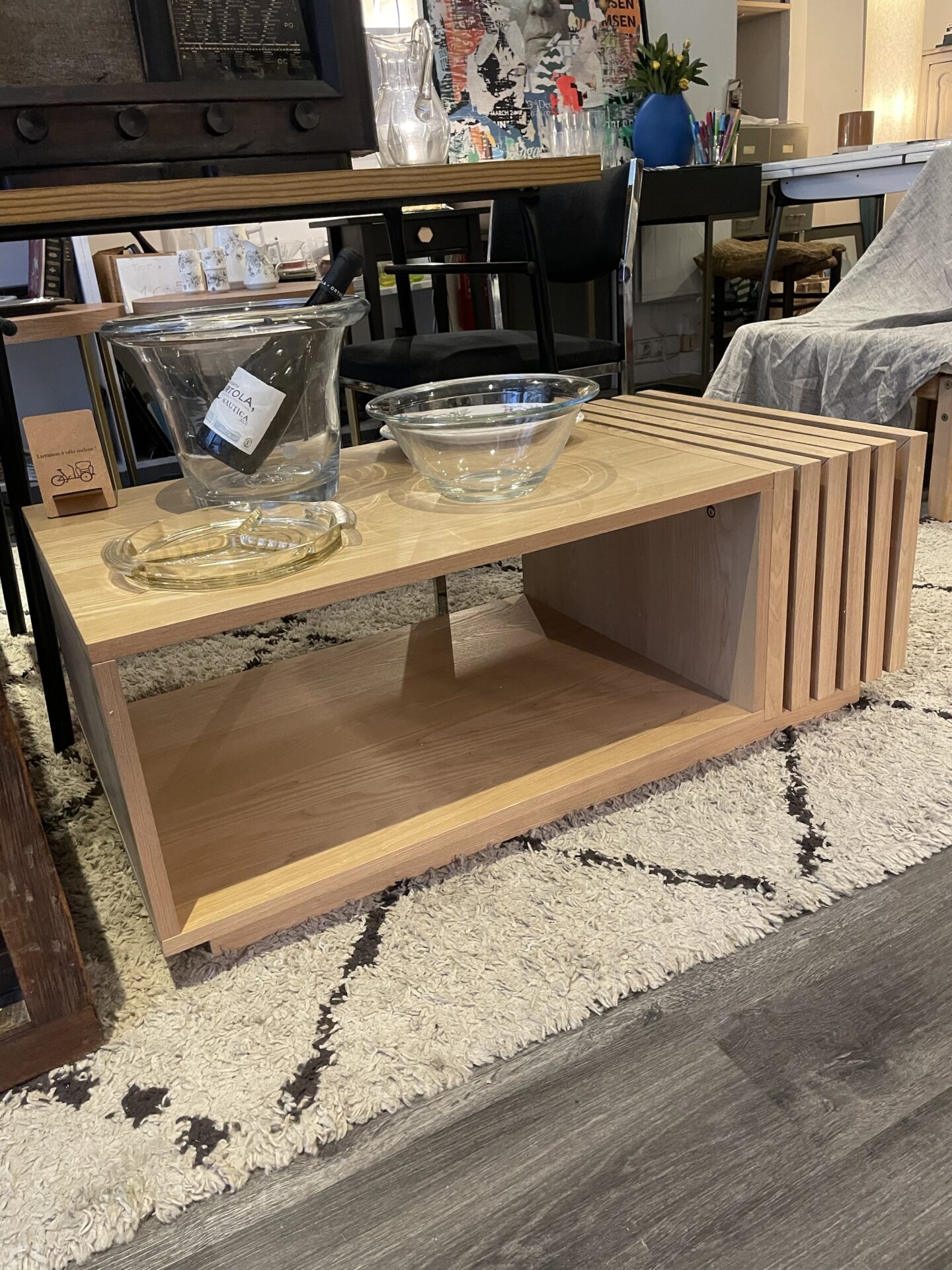 Table basse plaqué chêne LA REDOUTE – Image 5