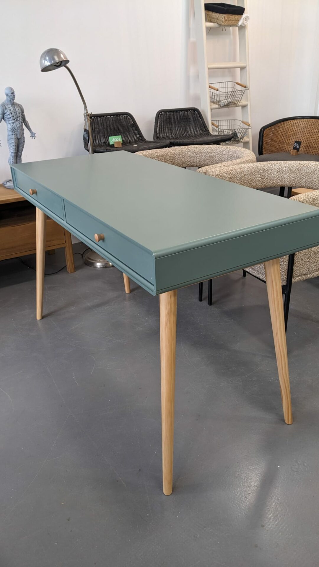 Bureau 2 tiroirs JIMI – Image 2