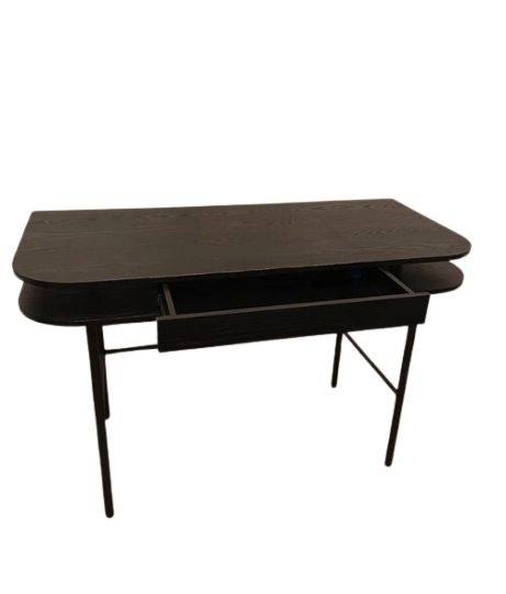 Bureau Maisons du Monde noir au design épuré