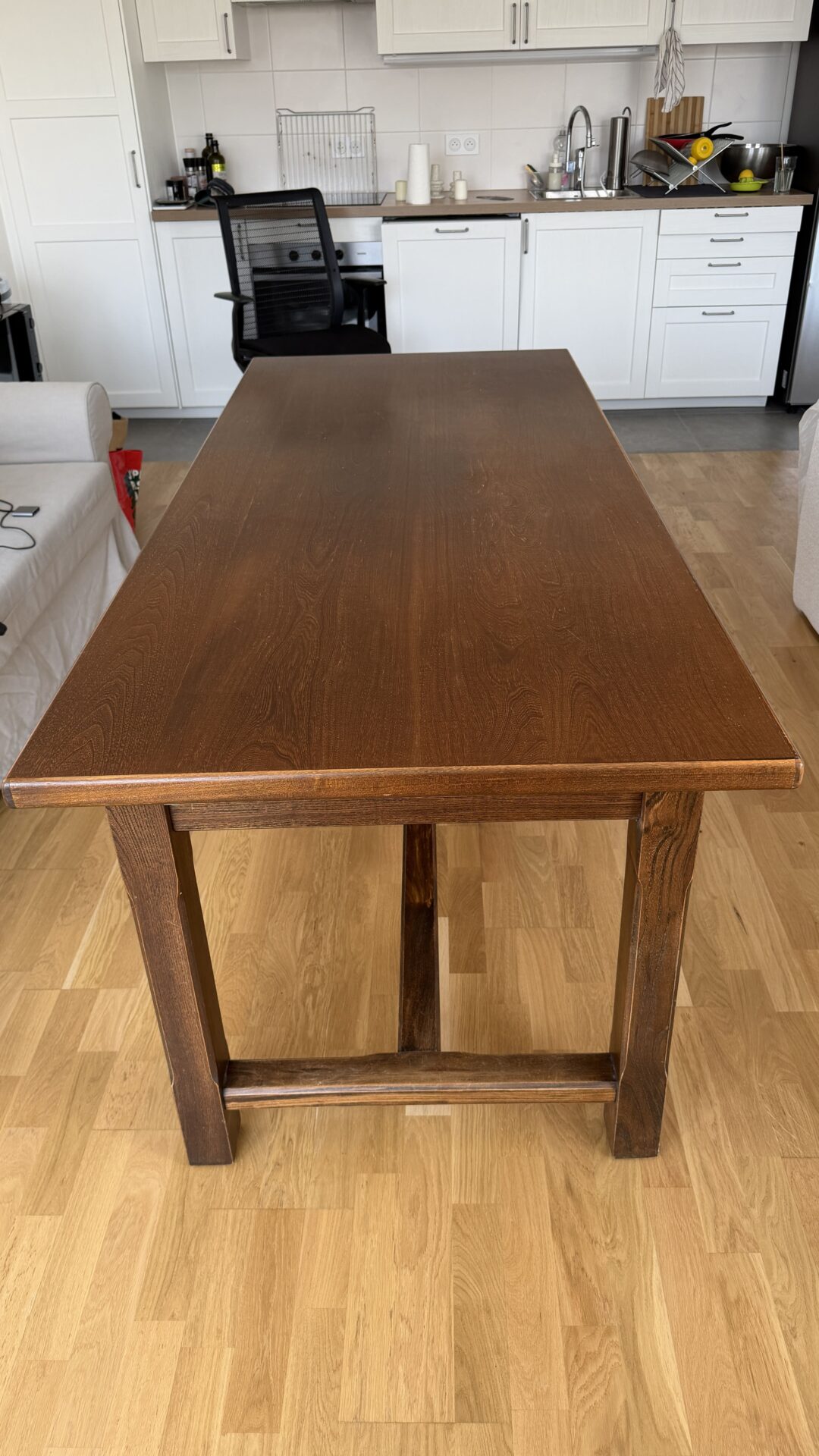 Table de salle à manger en bois massif – Image 3