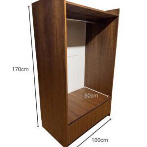 Portants de boutique en bois sur mesure : 2 tailles possibles