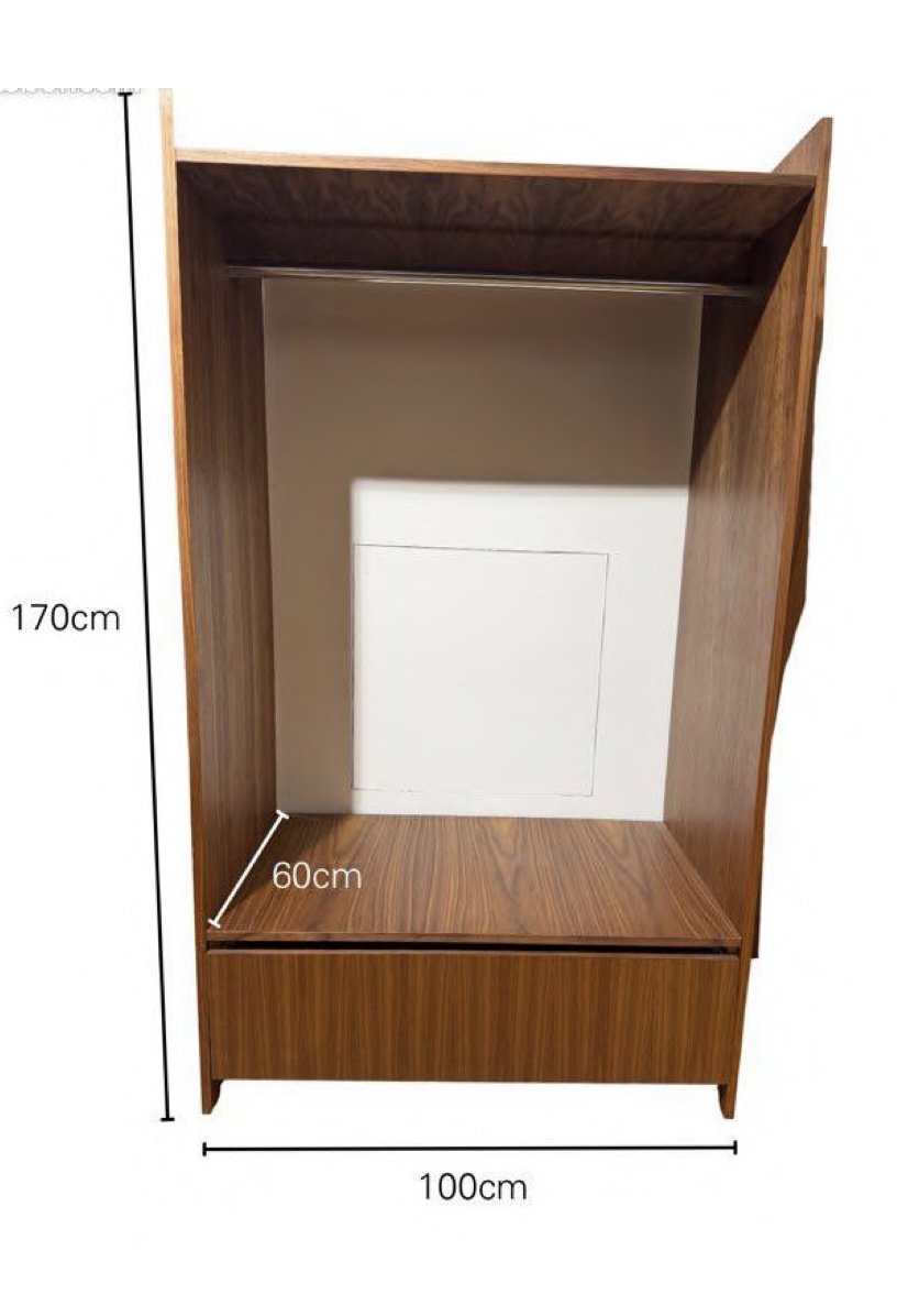 Portants de boutique en bois sur mesure : 2 tailles possibles – Image 2