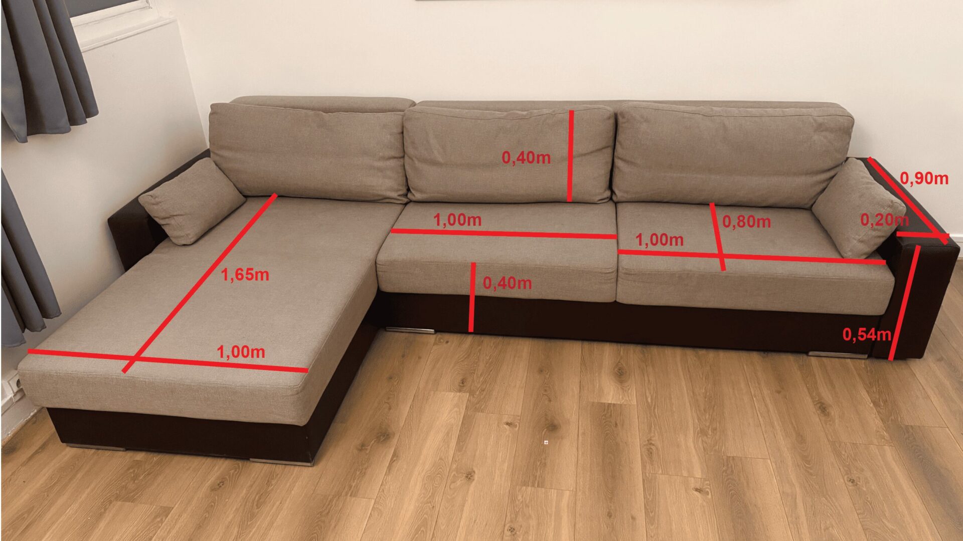 Canapé d'angle convertible – Image 2