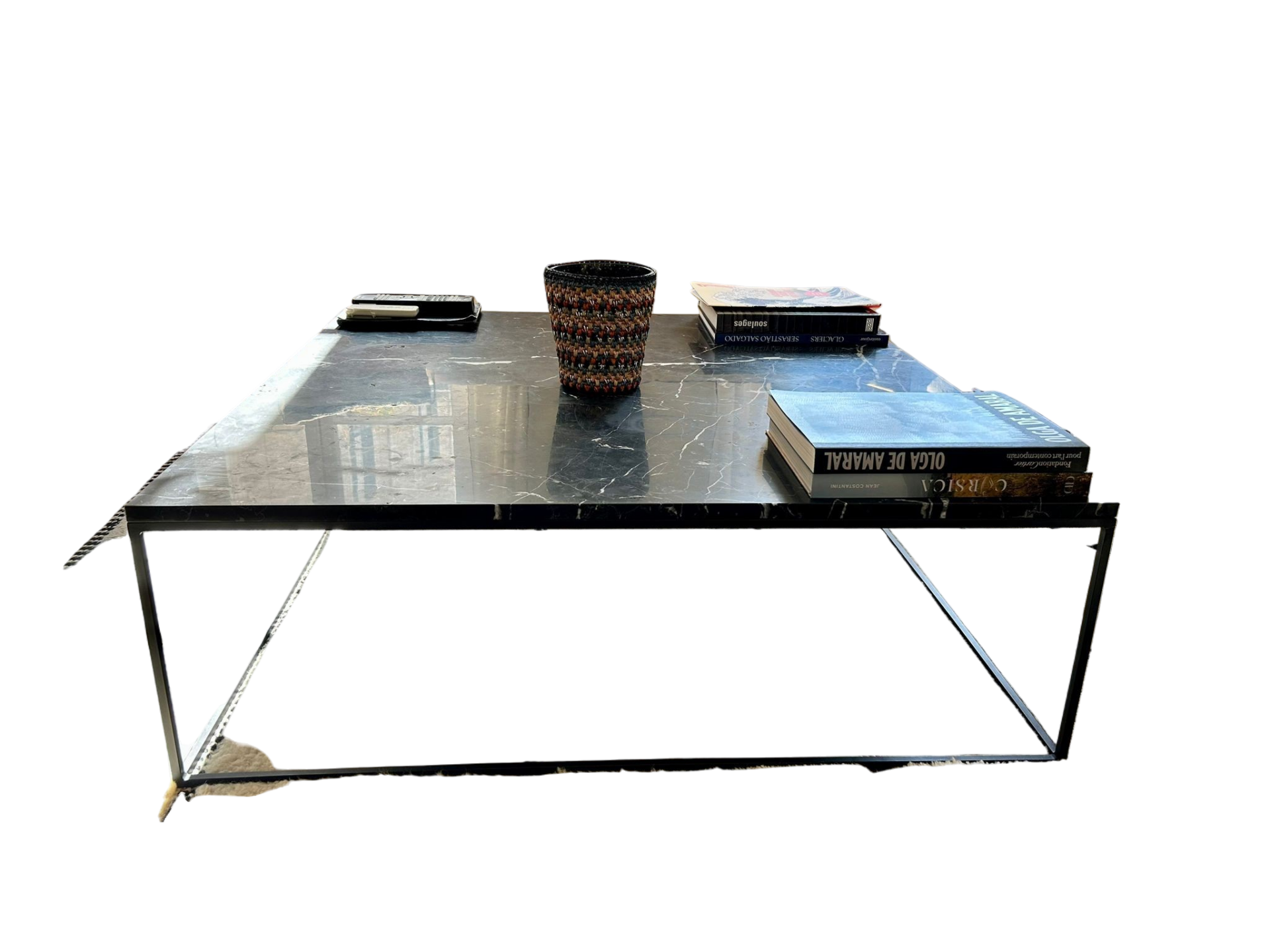 Table basse carrée en marbre - La Redoute