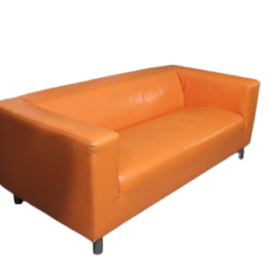 Canapé skai orange pop