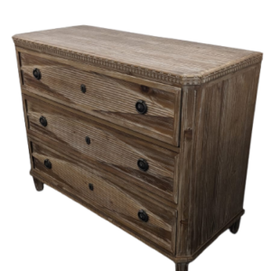 Commode en pin massif recyclé