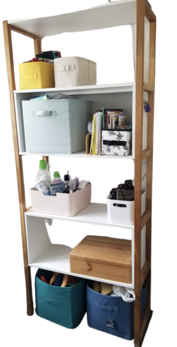 Etagère bois et mélamine