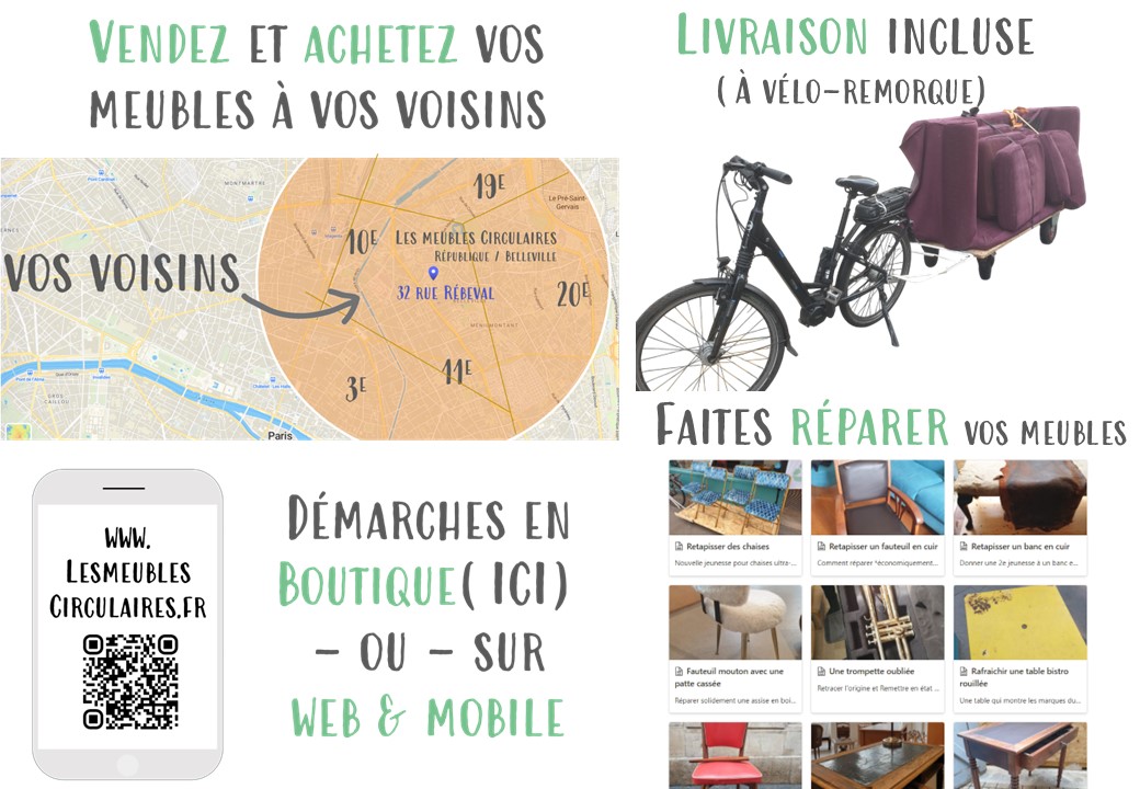 Commode en pin massif recyclé – Image 7