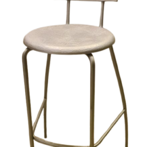 Tabouret Bar Vintage Années 80 avec dossier