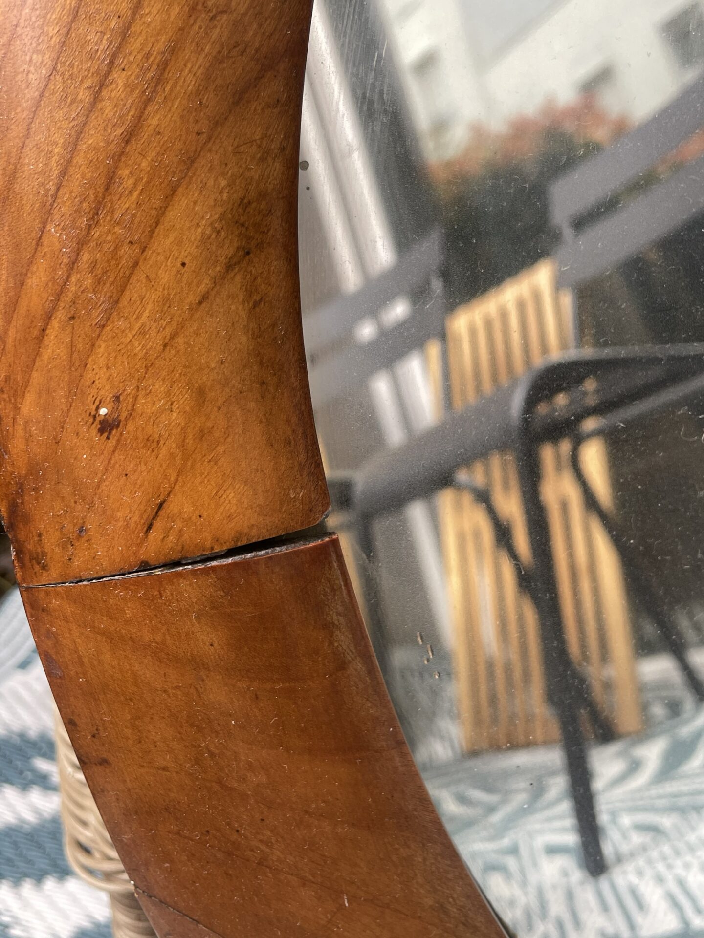 miroir oval vintage – Image 6