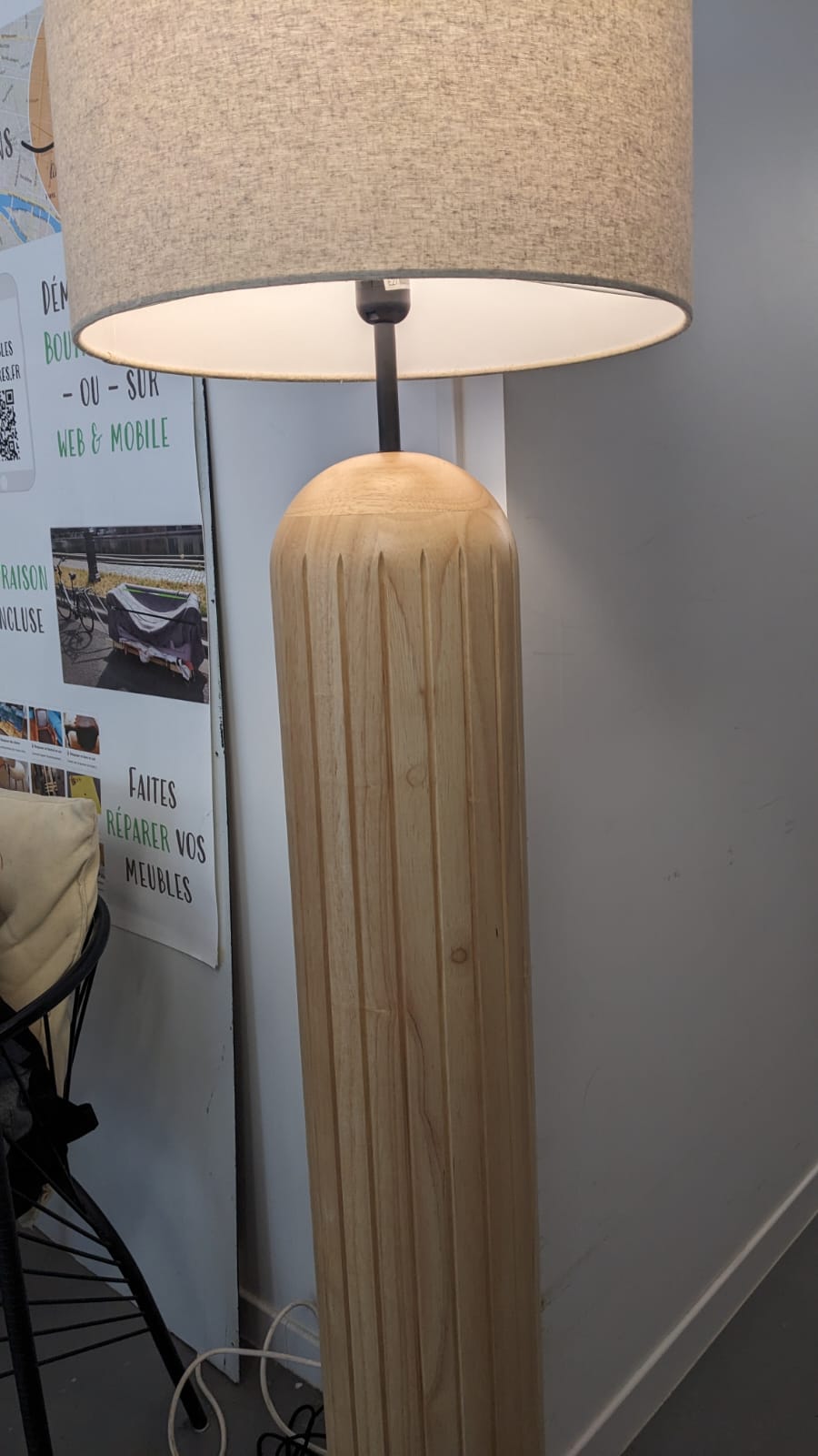 X-KLIMA LAMPADAIRE HEVEA NATUREL – Image 4