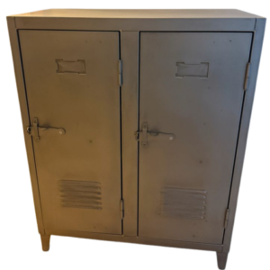 Armoire Casier B2 métal / 2 portes - TOLIX comme neuf