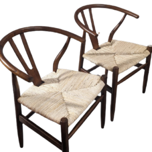 Lot de 2 chaises en mindi massif
