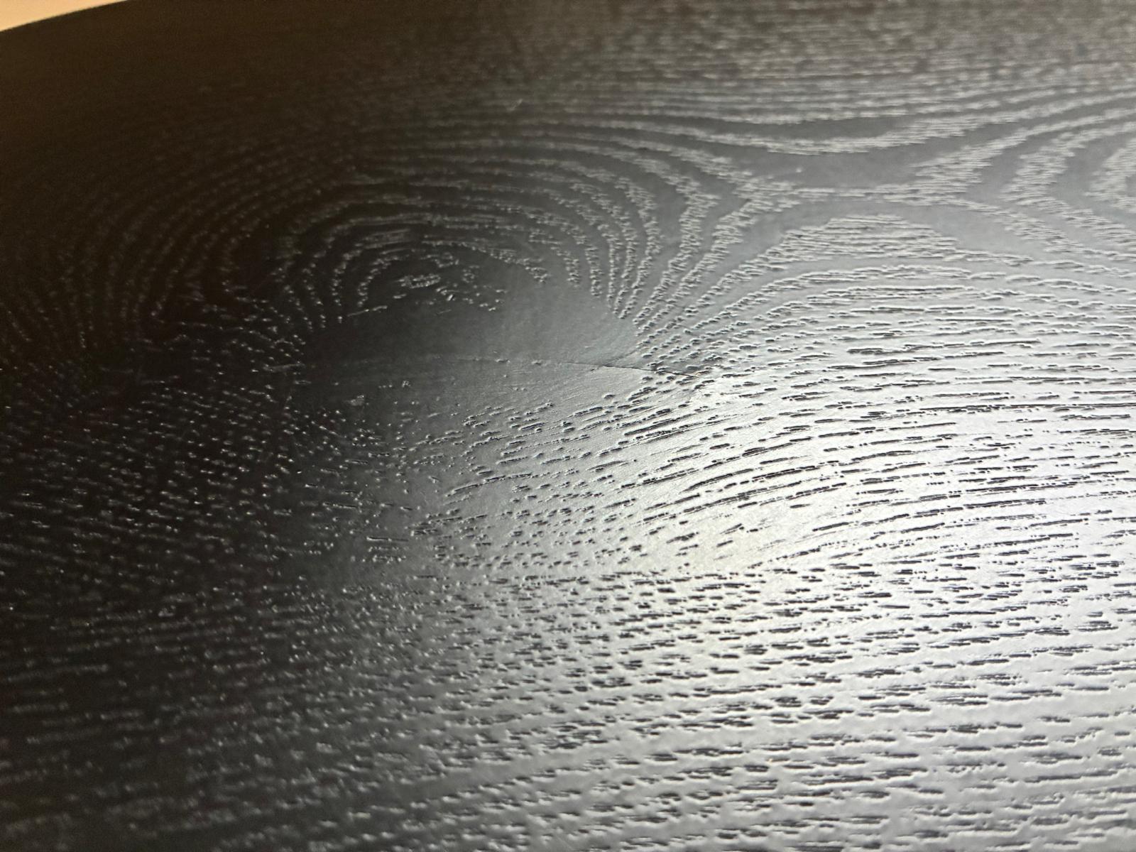 Table basse habillage frêne noir – Image 5