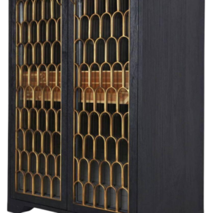 Buffet Design Art Déco effet Shou Sugi Ban