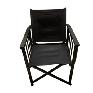 Fauteuil en toile noire