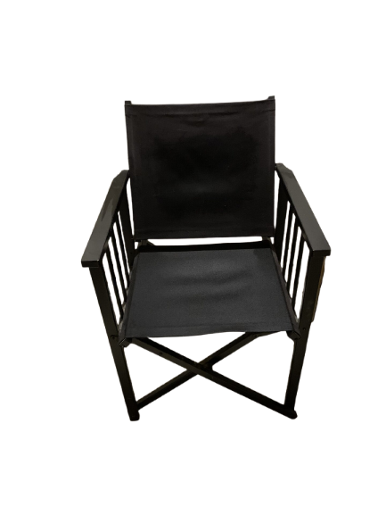 Fauteuil en toile noire