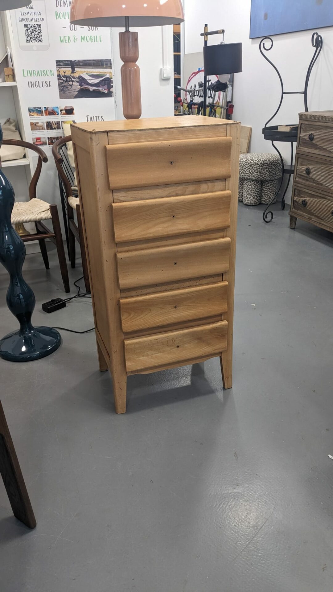 Chiffonnier 5 tiroirs – Image 2