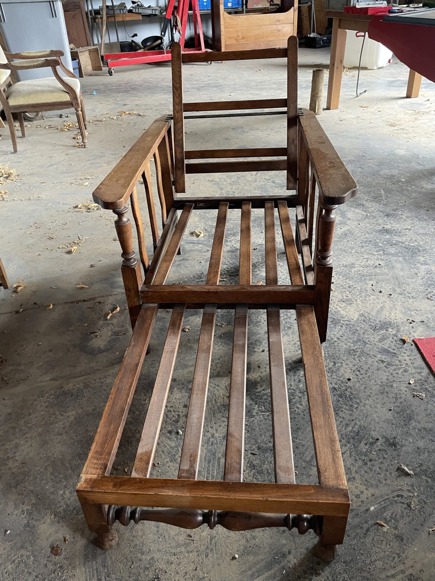 Fauteuil chaise longue vintage – Image 2