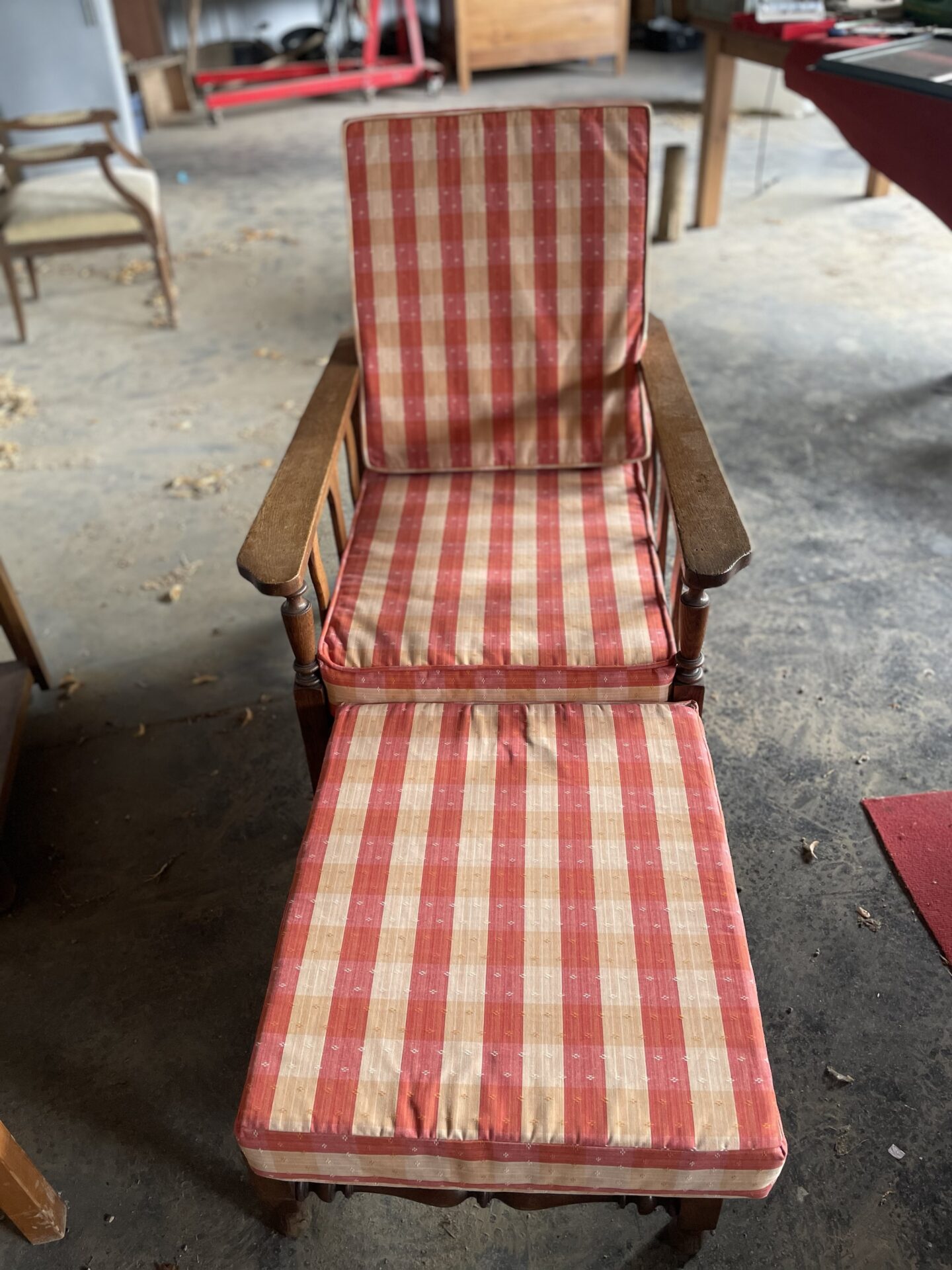 Fauteuil chaise longue vintage – Image 6