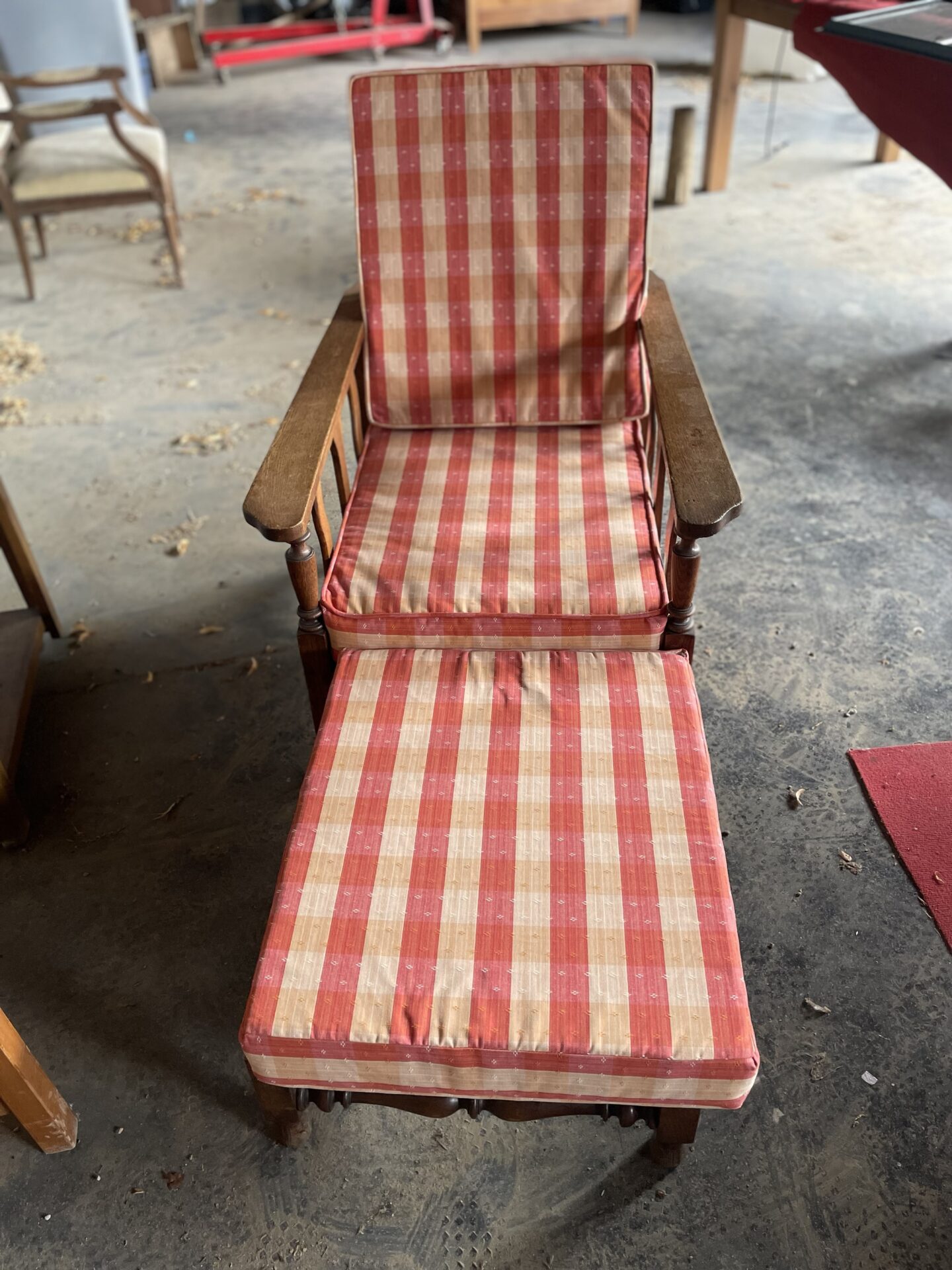 Fauteuil chaise longue vintage – Image 7