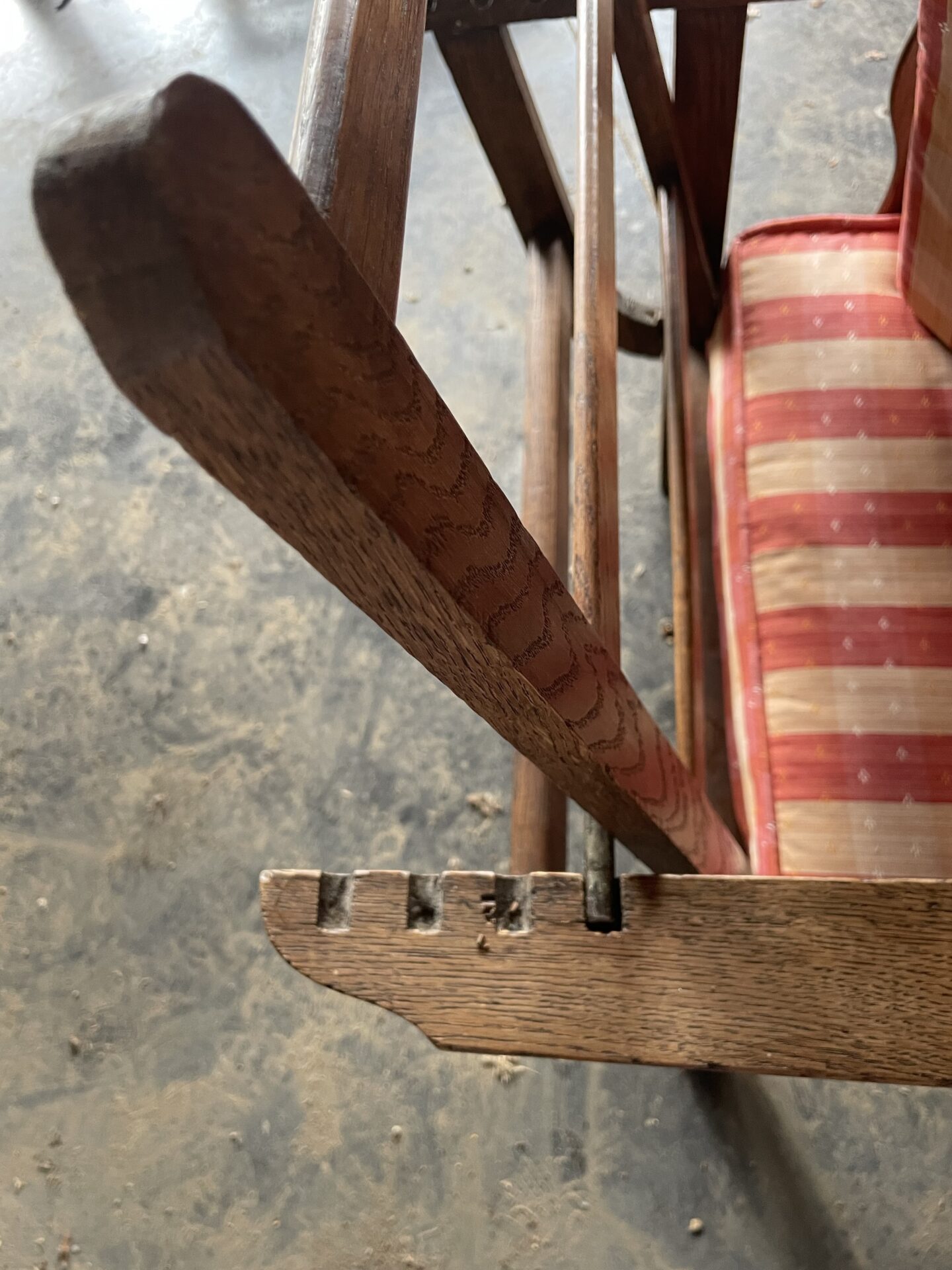 Fauteuil chaise longue vintage – Image 10