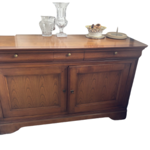 Buffet en bois 3 tiroirs et 2 portes