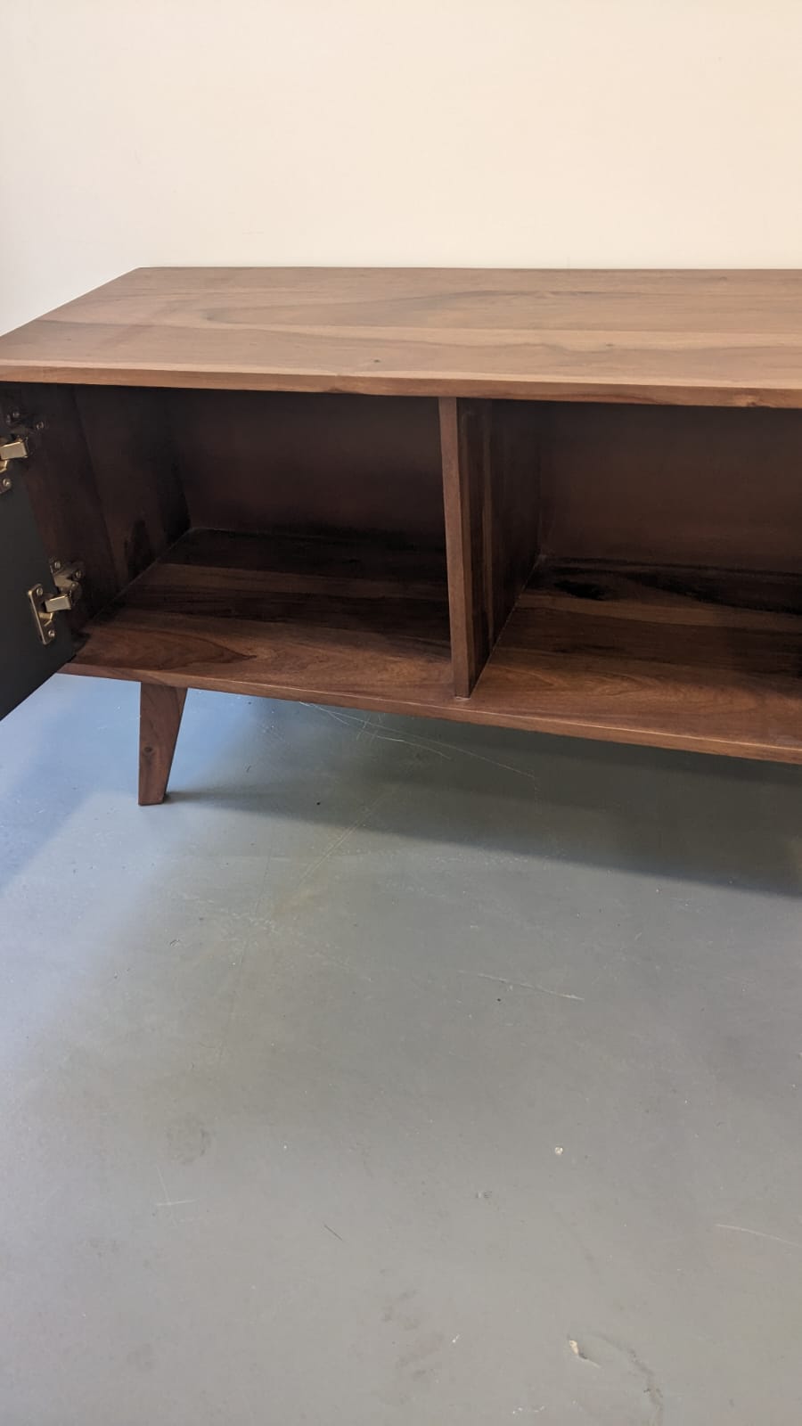 Meuble TV acacia massif 150cm – Image 6
