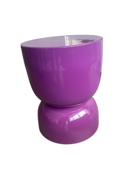 Table bout de canapé mauve