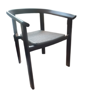Chaise fauteuil en alu et corde (intérieur - extérieur)