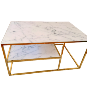 Table basse ACTONA Alisma dorée (Art déco)