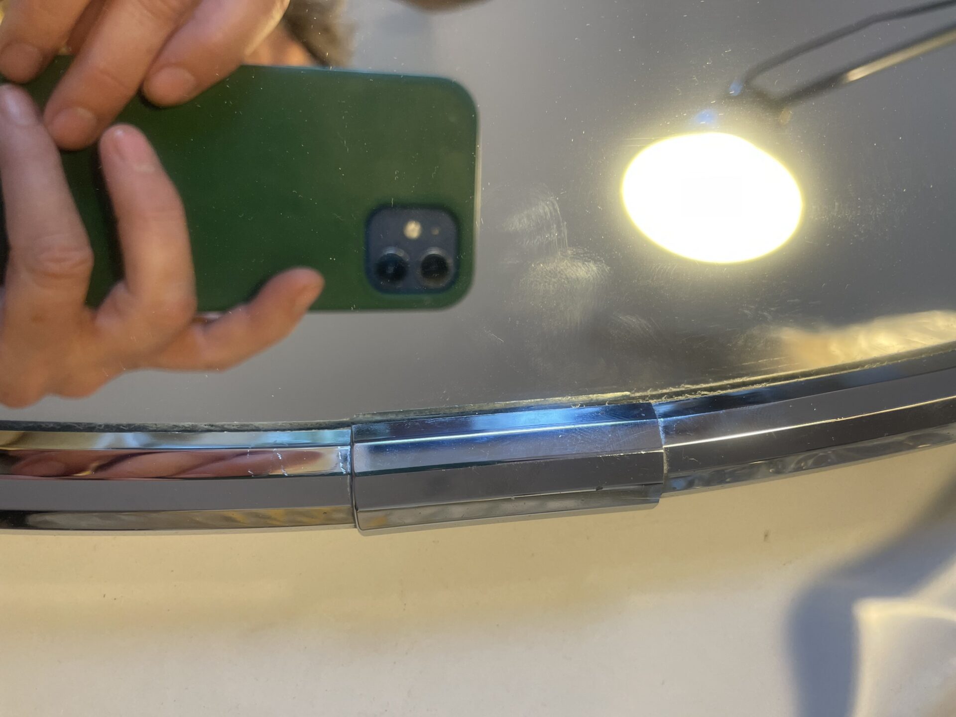 Miroir chromé biseauté – Image 5