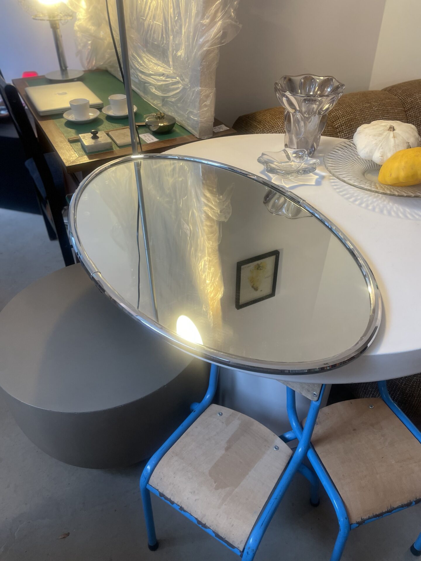 Miroir chromé biseauté – Image 6