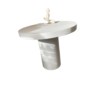 Table en ciment blanc int / ext
