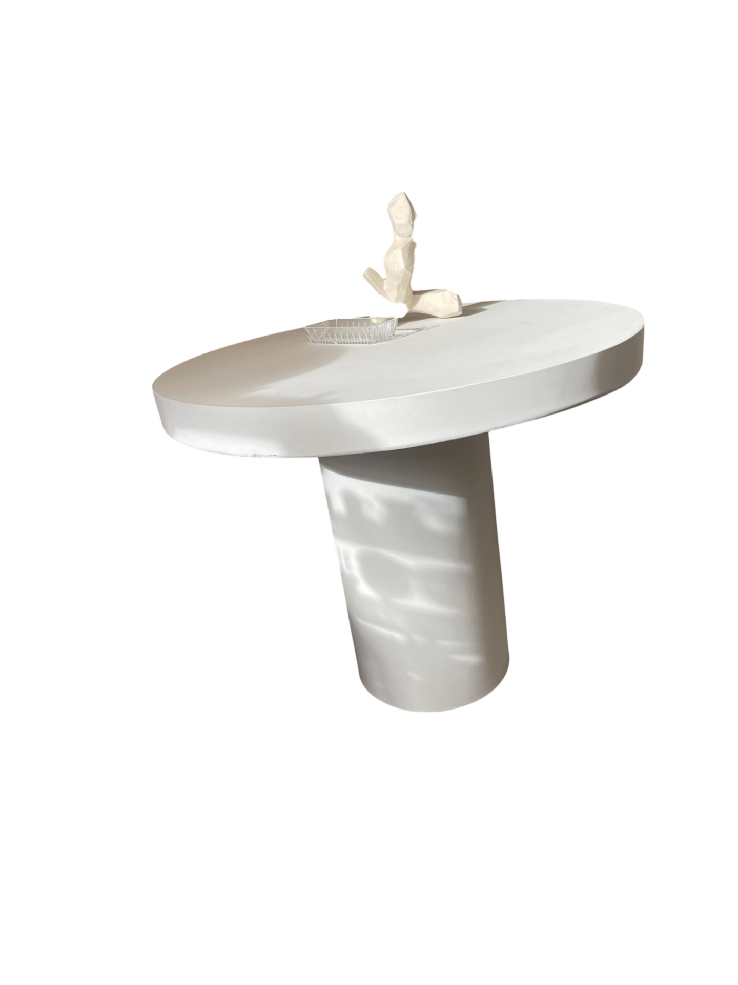 Table en ciment blanc int / ext