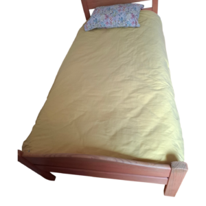 Cadre de lit en bois simple couchage