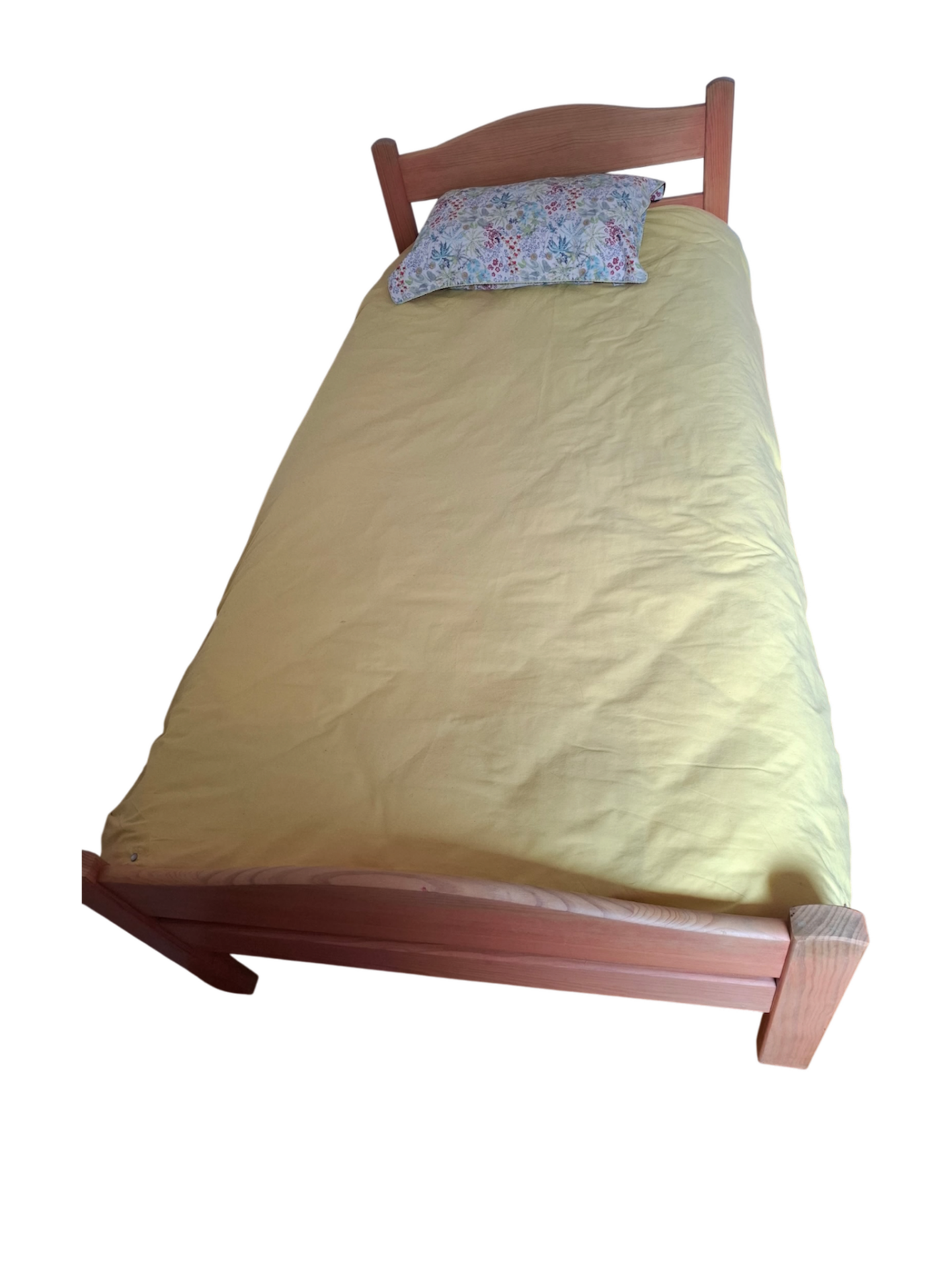 Cadre de lit en bois simple couchage